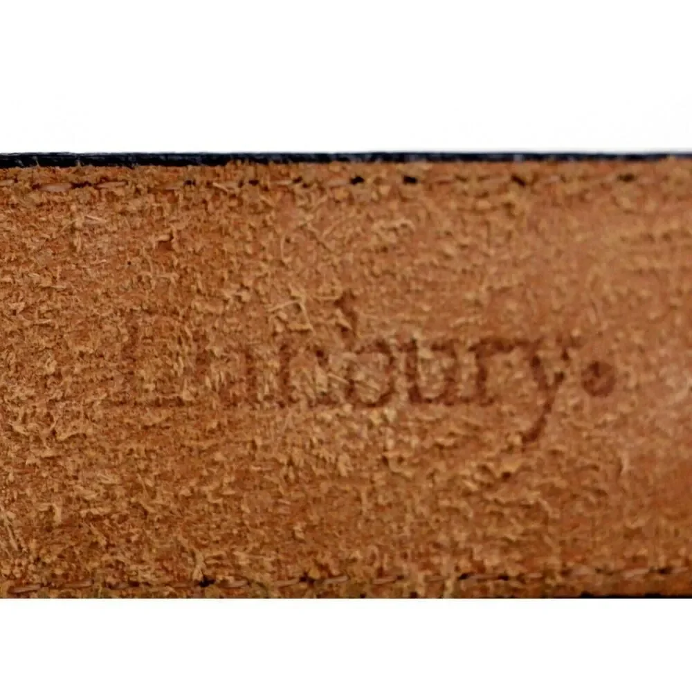 Danbury BROWN GENUINE LEATHER 1 1/8